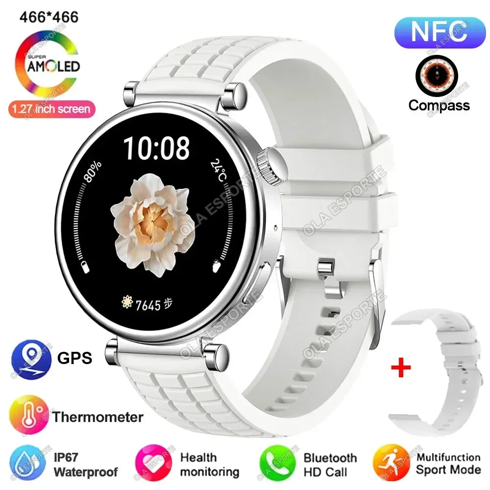 2024 NFC Smartwatch Women 1.27" AMOLED