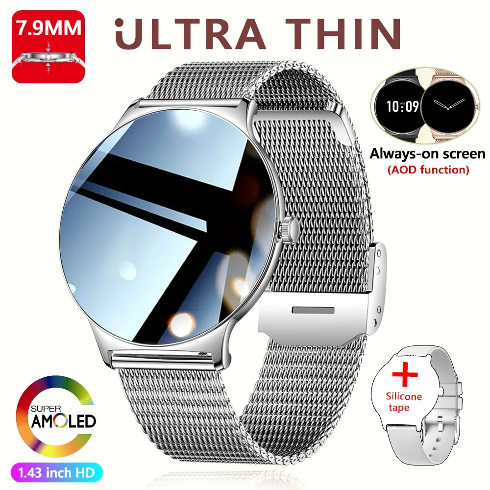 Ultra Slim AMOLED Women’s Smartwatch with BT Calling