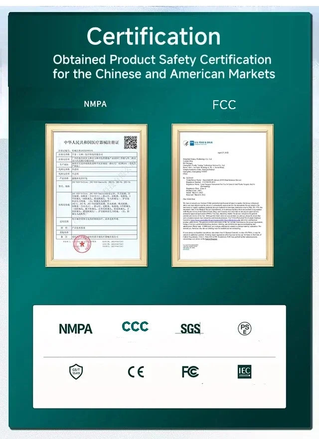 Permanent IPL Laser Hair Removal & Epilator Device