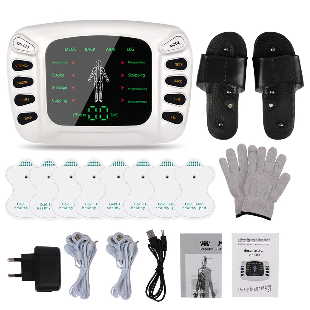 TENS & EMS Electrostimulator – Physiotherapy Pulse Muscle Massager