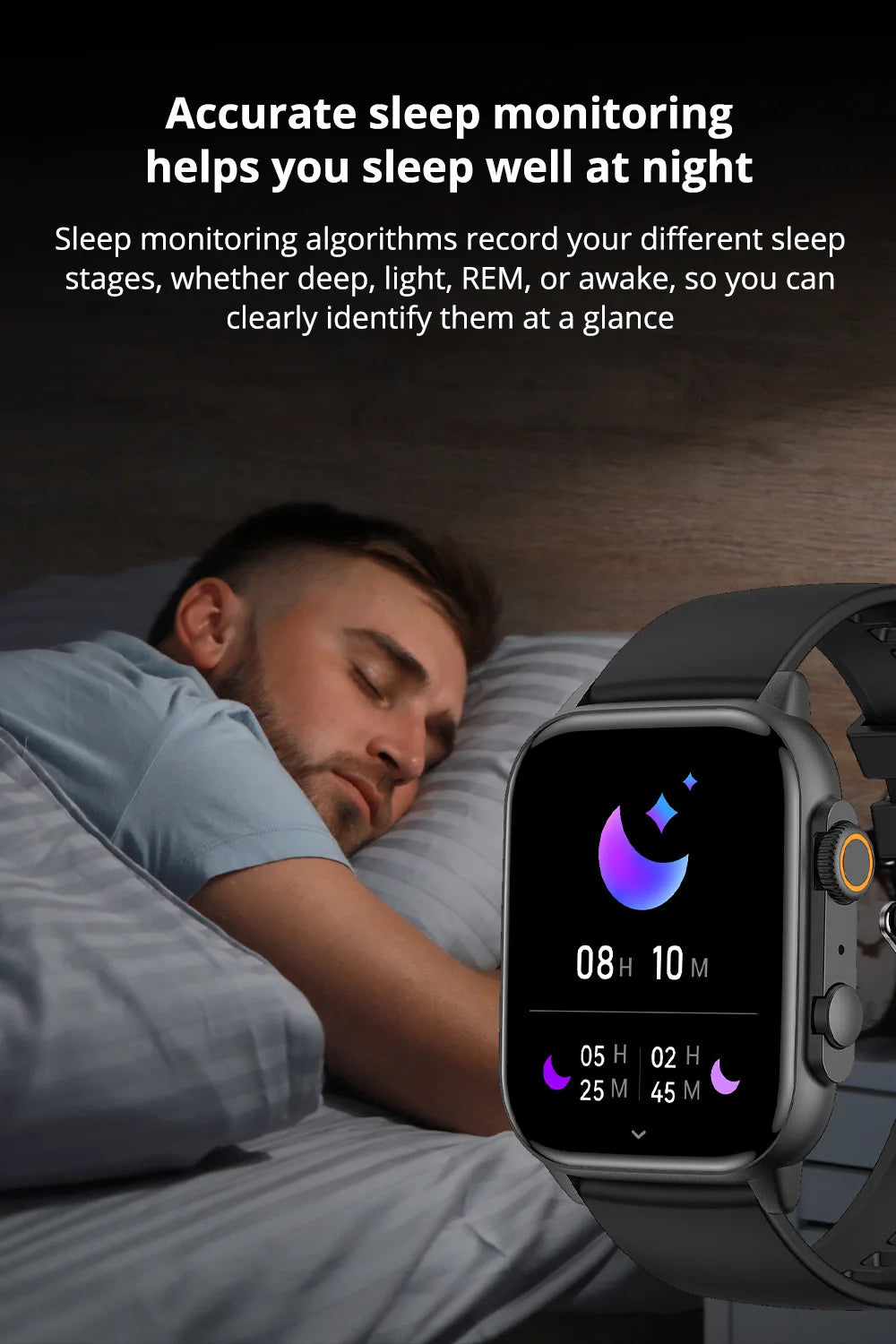 C81 Sports Smartwatch 2.0" AMOLED Bluetooth Call